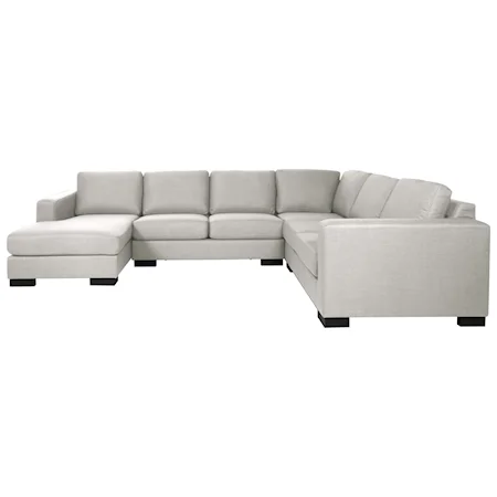 Sectional with Right Side Facing Chaise